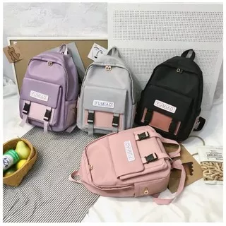 GARUT- Tas Ransel Backpack Wanita Murah Tas Ransel Sekolah Fumiao Korean Style Termurah(GARUT-INDO)