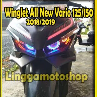 Winglet variasi All new vario 125 150 LED, New CLICK 125i 150i Thai