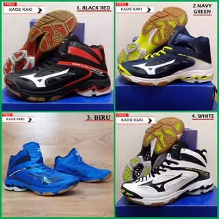 Mizuno Wave Lightning Z3 Sepatu Voli Pria, Sepatu Volley Mizuno WLZ 3 Premium