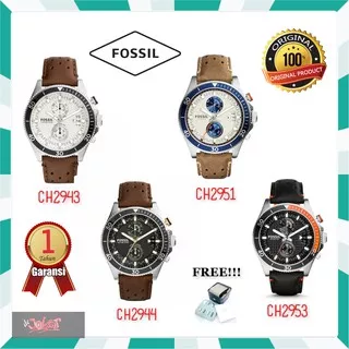 Original Fossil Wakefield Chronograph CH2943 CH2944 CH2951 CH2953 Jam Tangan Pria