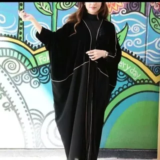 abaya kaftan Saudi hitam liana