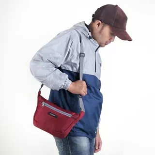 Tas Sandang Pria Tas Slempang Waistbag Weistbag Waitsbag Westbag Waisbag Fashion Pria Cowok   MR 362