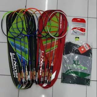 RAKET BADMINTON LINING G FORCE SUPER LIGHT 3500 / 3600 / 3700 / 3800 / 3900 - RAKET BADMINTON LINING G-FORCE 3500-3600-3700-3800-3900 SUPERLITE - BONUS : TAS+STRING+GRIP+BAJU - TENSION 30-32 LBS - ORIGINAL LI-NING MADE IN CHINA