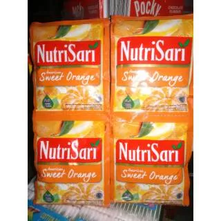 Nutrisari American Sweet Orange dan Nutrisari Jeruk Peras isi 10 Sachet