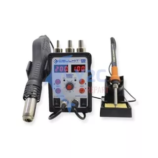 SOLDER UAP CELLKIT 868D DIGITAL 2IN1 + SOLDER / BLOWER / ALAT SERVIS SERVICE HP LENGKAP TERLENGKAP TERMURAH