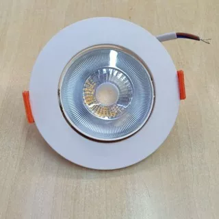 Lampu Downlight LED Spot sorot 5W 5 w watt COB 5watt GARANSI spotlight putih kuning warm white 5watt