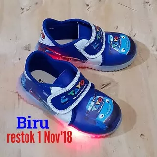 Sepatu Anak Laki-Laki - Sepatu Kets - Perlengkapan Anak Sepatu Tayo Lampu #Sepatu Lampu Anak #Sepatu