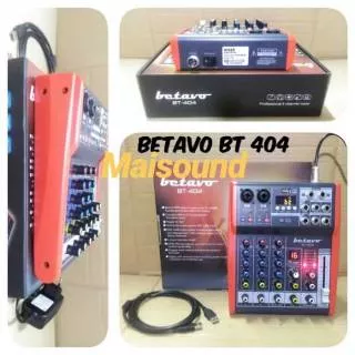 Mixer Betavo BT 404 Audio Mixer BT404 4 channel