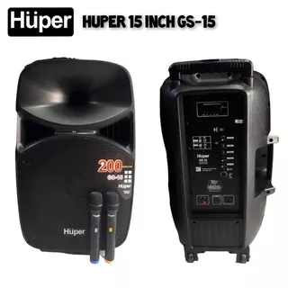 SPEAKER AKTIF 15 INCH HUPER GS-15 PORTABLE SPEAKER HUPER GS 15 ORIGINAL