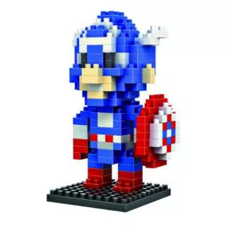 LDL 116 Nanoblock Captain America