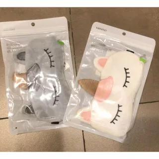 MINISO Penutup Mata Eye Cover Eye Mask Untuk Tidur Masker Unicorn Sleeping Mask Kacamata