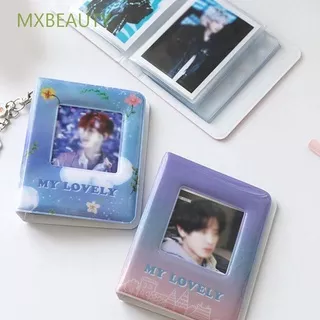 MXBEAUTY Tickets Book Square Album Collect Book Kpop Photo Album Photo Album School Stationery Card Book Picture Case ID Holder Photocards Organizer Name Card Holder Mini Album/Multicolor