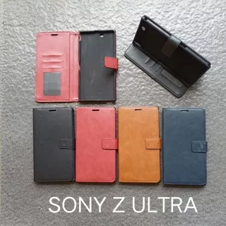 Flip case kulit sony xperia Z Ultra . Z3 Mini . Z5 . Z5 mini Z5 compact hg flipcase flipsell flipcover