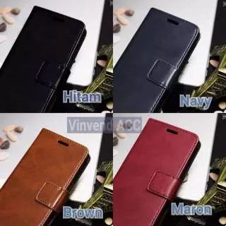 Flip Wallet Leather Book Cover Case Kulit Samsung Galaxy J7 Prime J7prime On7