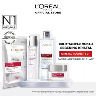 L`Oreal Paris Revitalift Crystal Set Lengkap Ready Free Mini Foundation