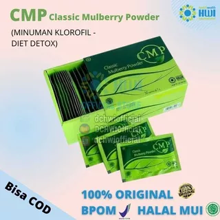 CMP Original dan Mint HWI BOX isi 30 sachet, MINUMAN BUBUK CHLOROPHYLL DIET DETOX PELANGSING PENURUN BERAT BADAN PELURUH PEMBAKAR LEMAK