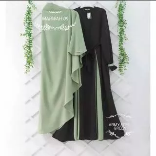 Marwah Set  Syar`i//Pakaian Wanita//Baju Muslim