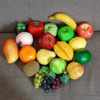 buah buahan palsu buah imitasi buah artificial hiasan buah pajangan jus