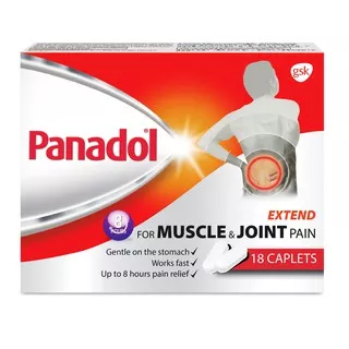 Panadol Extend For Muscle & Joint Pain Relief Caplets