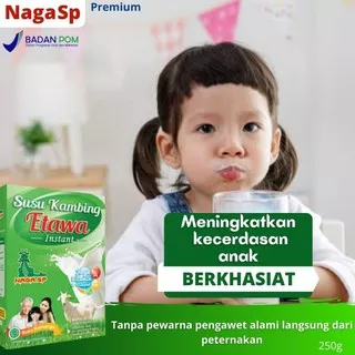 Naga Sp Susu Kambing Etawa Bubuk Instan Goat Milk Original 250gr Untuk Anak Alergi Susu Sapi