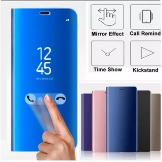 Flip Cover Samsung Note 5 / Note 8 / Note 9 / Note 10 / Note 10 Plus / Note 10Lite Case Sview Mirror