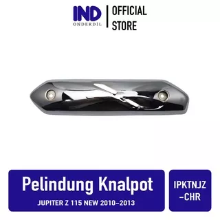 Cover Tutup-Penutup-Tameng Pelindung Knalpot-Kenalpot-Muffler Chrome Jupiter Z New 115 2010-2013