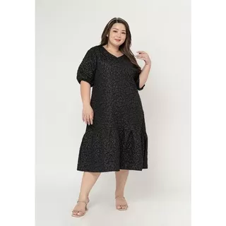 Xtramiles Plus Size Dress Serena Black