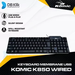 Keyboard KOMIC K850 Membrane USB Wired - Keyboard KOMIC K-850