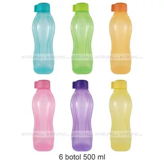 6 Botol minum - 500ml | Botol air | Souvenir ulang tahun | Souvenir ultah - Clio Evo