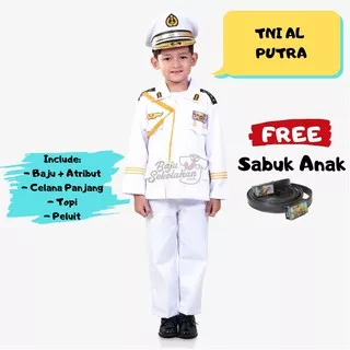 BAJU SERAGAM PROFESI  BAJU ANAK TNI AL KOSTUM TENTARA ANGKATAN LAUT BAJU TNI ANGKATAN LAUT