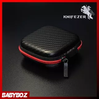 BABYBOZ - EARPHONE CASE Knowledge zenith Quality Leather Earphones Storage BOX kota eva