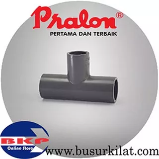 TEE / T 2 X 3/4 INCH (AW) PVC PRALON / SAMBUNGAN PIPA