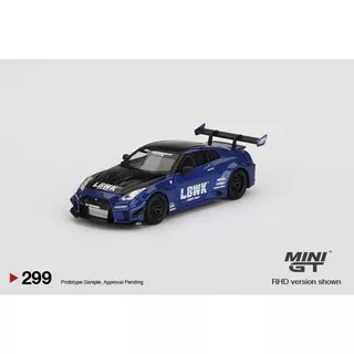 Mini GT 299 LB-Silhouette WORKS GT NISSAN 35GT-RR Ver.2 LBWK Blue RHD