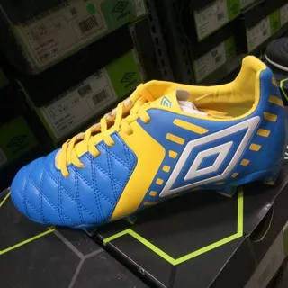 SEPATU BOLA JUNIOR UMBRO MEDUSÆ II CLUB HG Electric Blue / White / Blazing Yellow