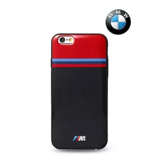 BMW - TPU Case Multi Stripe - Casing iPhone 6 & 6S - Red