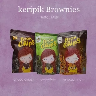 Cemilan Viral Brownies Kering Bron Chips