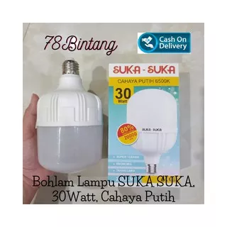 78Bintang Lampu Bohlam Suka Suka LED 30Watt - Bohlam Lampu LED - Bohlam Lampu 30Watt - Lampu LED