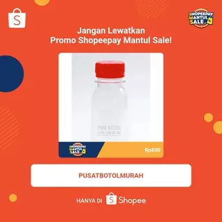 Botol Plastik 80 Ml-Merah Botol Zam-Zam 80 Ml / Botol Murah