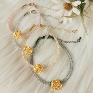 Gelang Gliter Wanita Gelang Kristal Swarovski