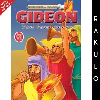 Buku Cerita Kristen Anak Seri Tokoh Alkitab Gideon dan Pasukannya