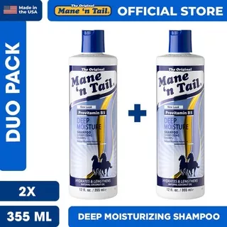 [2 Pack] Mane 'n Tail Deep Moisturizing Shampoo/Sampo Kuda Mane 'n Tail Deep Moisturizing 355 ml