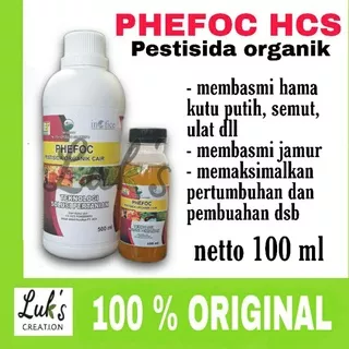 PHEFOC HCS pestisida herbisida fungisida organik cair