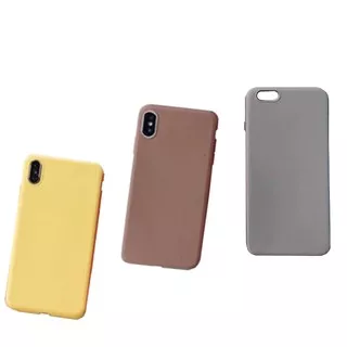 For IPhone 11 6 6s Plus IPhone 7 8plus X SE 2020 Yellow Color Soft TPU Case Cover
