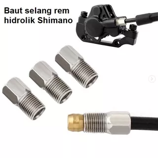 Shimano Hydraulic Disc Brake Flange Connecting Bolt for BH59 Baut Konektor Selang Rem Hidrolik