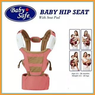Gendongan Hip Seat Baby Safe Pink
