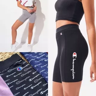 Champion Biker Shorts - Celana Pendek Wanita / Celana Olahraga / Yoga / Senam / Workout / Sepeda
