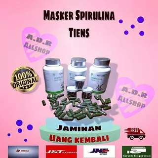 Masker Spirulina Original / Masker Wajah / Masker Spirulina Asli Tiens
