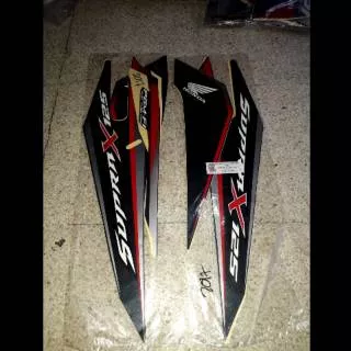 Striping Supra X tahun 2017 Sticker Supra X 125 2017 Striping Supra X 125 2017.SM.Art08