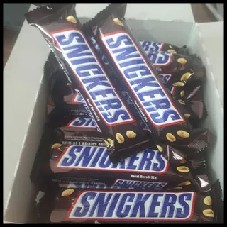 Promo Spesial - (1 Box) Snickers Large 51G Coklat Untuk Ngemil Saat Lapar