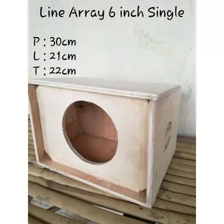 Box Speaker 6 inch Line Array Single